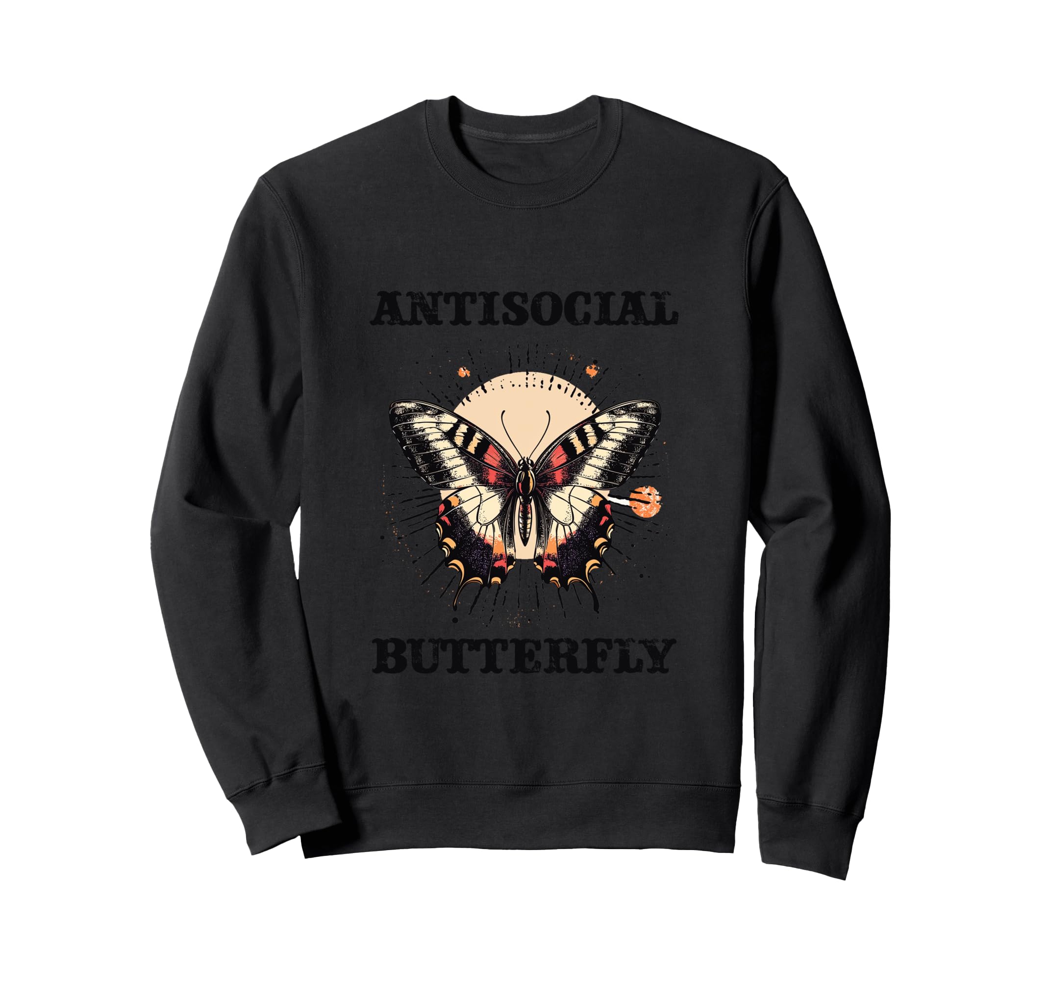 Antisocial Butterfly Gift T-Shirt - Minimalist Print Men Women - T-Shirt, Sweatshirt, Hoodie