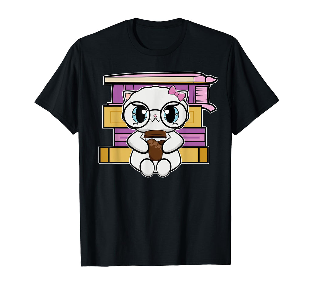 Persian Cat Anime Kitten Books And T-Shirt - Streetwear Style for Adults - T-Shirt, Sweatshirt, Hoodie