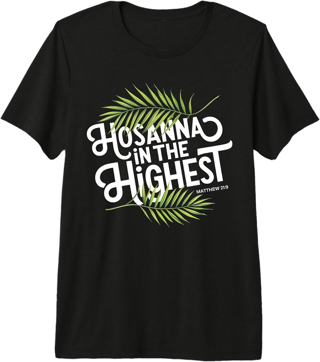 Palm Sunday Cross Christian Religious Palm Art Unisex T-shirt, Sweatshirt, Hoodie, Long Sleeve Tee - T-Shirt, Sweatshirt, Hoodie