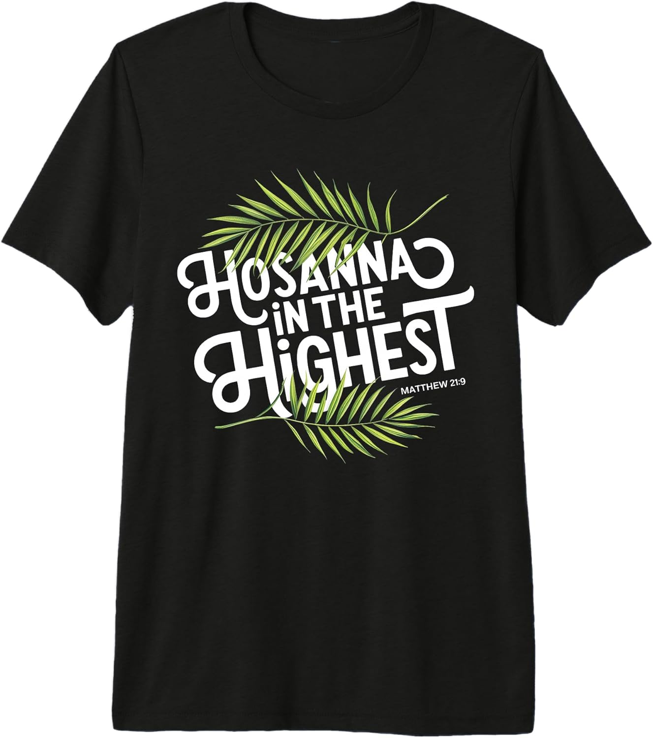 Palm Sunday Cross Christian Religious Palm Art Unisex T-shirt, Sweatshirt, Hoodie, Long Sleeve Tee - T-Shirt, Sweatshirt, Hoodie