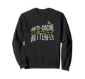 Anti Social Butterfly Sweatshirt - Streetwear Style Men Women - T-Shirt, Sweatshirt, Hoodie