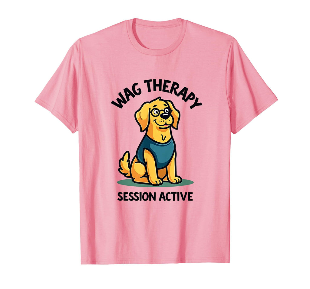Wag Therapy Session Active Dog T-Shirt - Aesthetic Graphic Men Women - T-Shirt, Sweatshirt, Hoodie