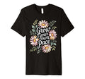 Grow Your Own Pace Boho Flower Inspiring T-Shirt - Graphic Print Men Women - T-Shirt, Sweatshirt, Hoodie