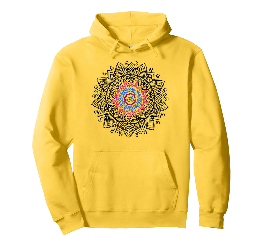Meditation Workout Yoga Retreat Lover Om Hoodie - Trendy Graphic Men Women - T-Shirt, Sweatshirt, Hoodie