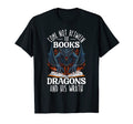 Books And Dragons Wrath Reading T-Shirt - Trendy Graphic for Adults - T-Shirt, Sweatshirt, Hoodie