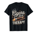 Cigars Are My Therapy Cigars T T-Shirt - Casual Everyday Wear Men Women - T-Shirt, Sweatshirt, Hoodie