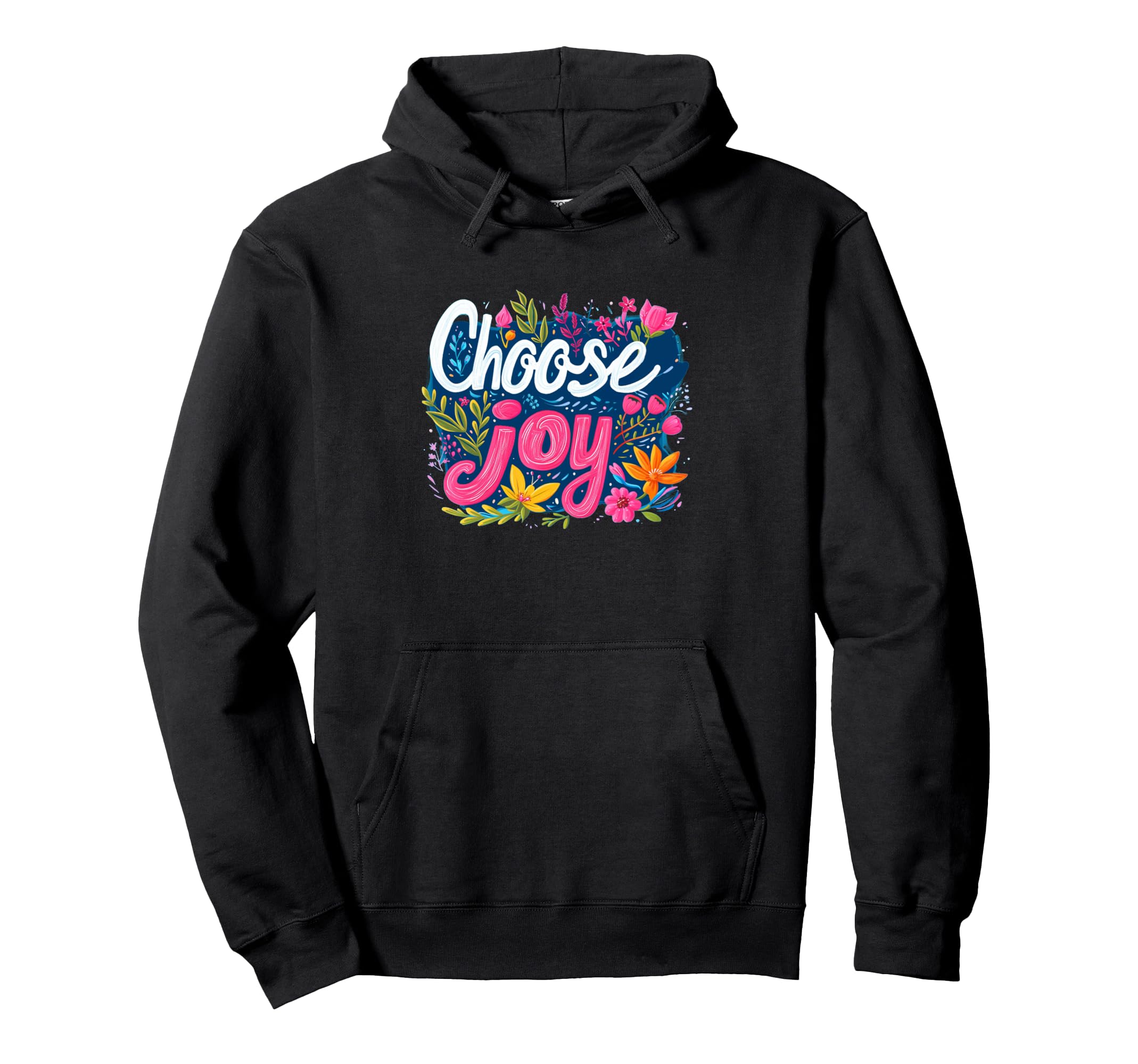 Fresh Choose Joy Costume Multicolor Hoodie - Unique Graphic for Adults - T-Shirt, Sweatshirt, Hoodie