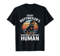 Im My Rottweilers Emotional Support Human T-Shirt - Streetwear Style Unisex - T-Shirt, Sweatshirt, Hoodie