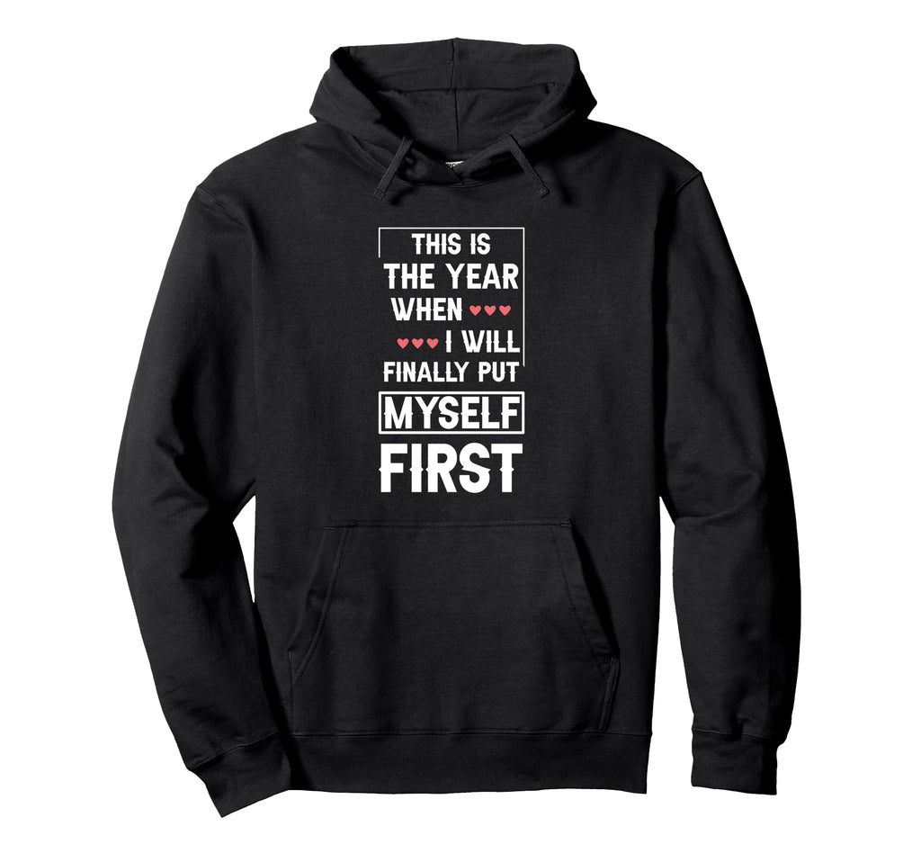 Self Care Valentines Day Self Love Hoodie - Minimalist Print for Adults - T-Shirt, Sweatshirt, Hoodie