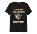I Require Supervision Raccoon Chicken T-Shirt - Trendy Graphic Unisex - T-Shirt, Sweatshirt, Hoodie