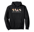 Just Bookish Fall Goose Book Lover Reader Hoodie - Streetwear Style Unisex - T-Shirt, Sweatshirt, Hoodie