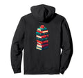 Book Worm Book Stack Reading Addict Hoodie - Fun Novelty Design for Adults - T-Shirt, Sweatshirt, Hoodie