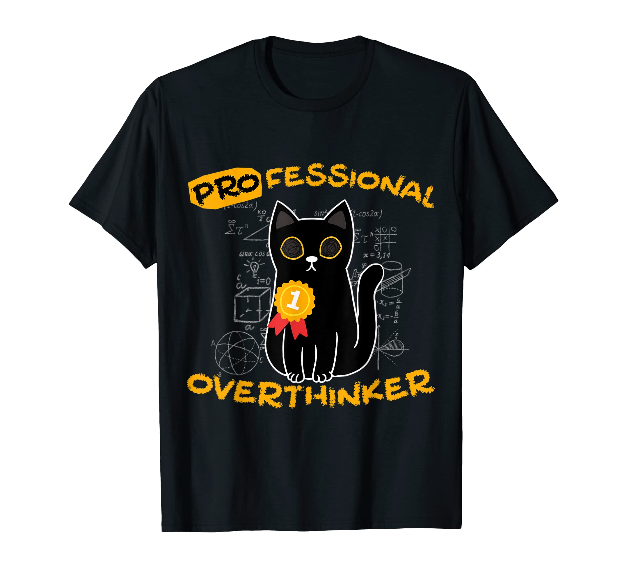 Professional Overthinker T-Shirt - Minimalist Print Men Women - T-Shirt, Sweatshirt, Hoodie