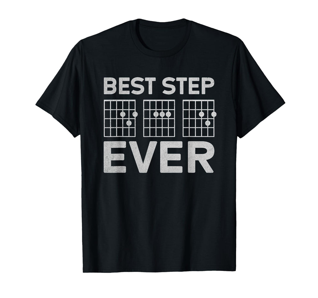 Best Step Dad Ever Guitar Chords T-Shirt - Minimalist Print Unisex - T-Shirt, Sweatshirt, Hoodie