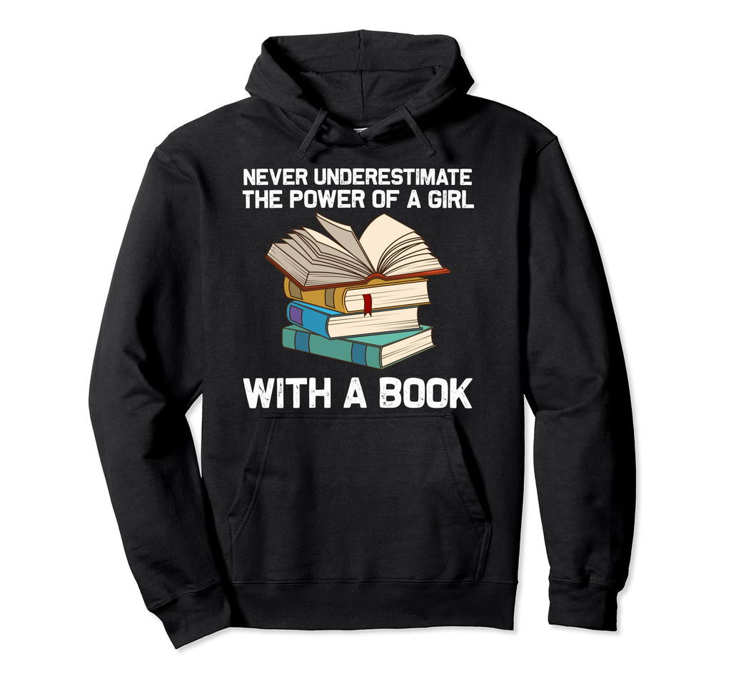 Funny Book Lover Designs Librarian Reading Hoodie - Trendy Graphic Unisex - T-Shirt, Sweatshirt, Hoodie