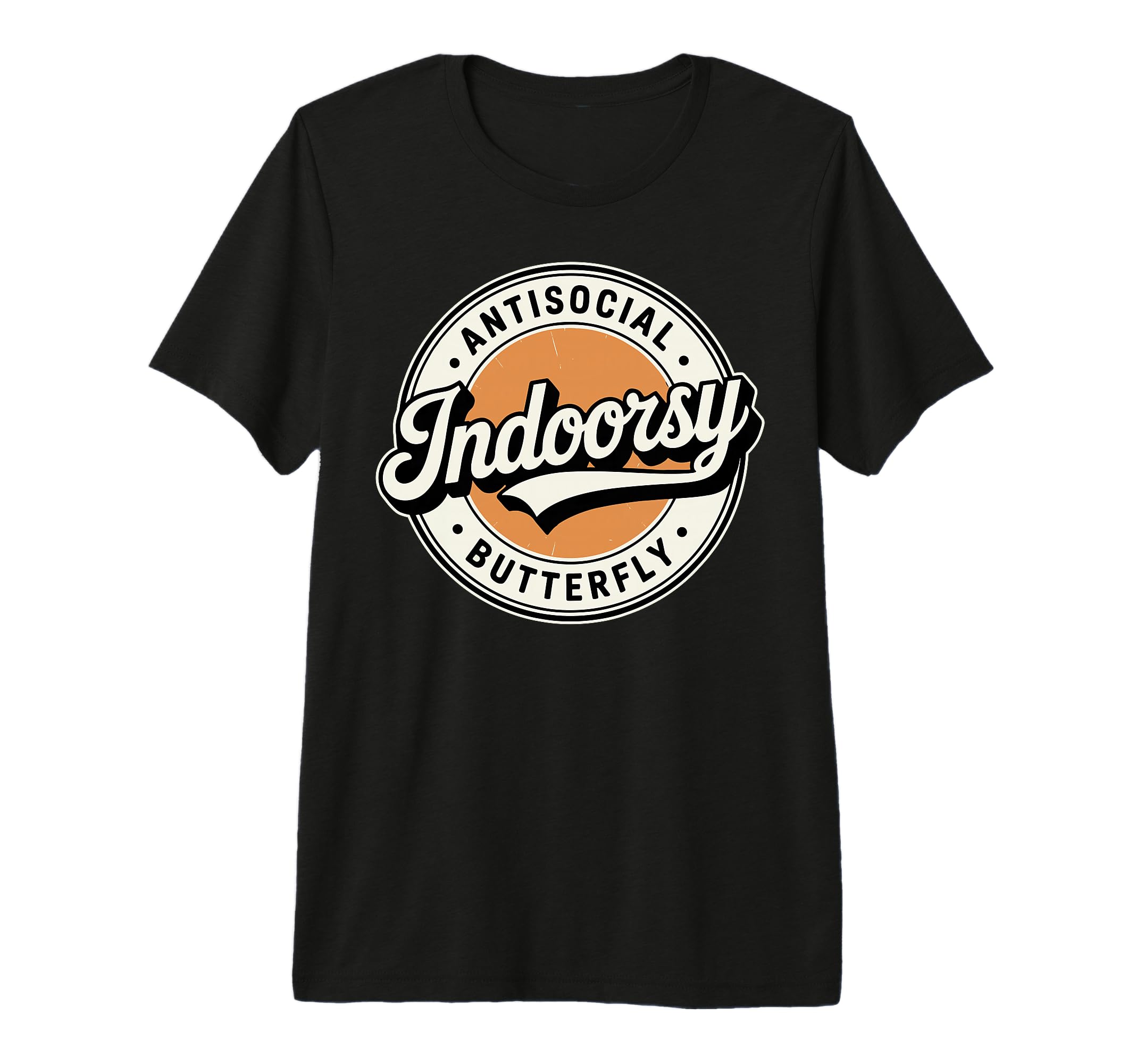 Indoorsy Antisocial Butterfly T-Shirt - Aesthetic Graphic Men Women - T-Shirt, Sweatshirt, Hoodie