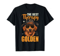 Best Therapy Is Golden Retriever Dog T-Shirt - Streetwear Style Men Women - T-Shirt, Sweatshirt, Hoodie