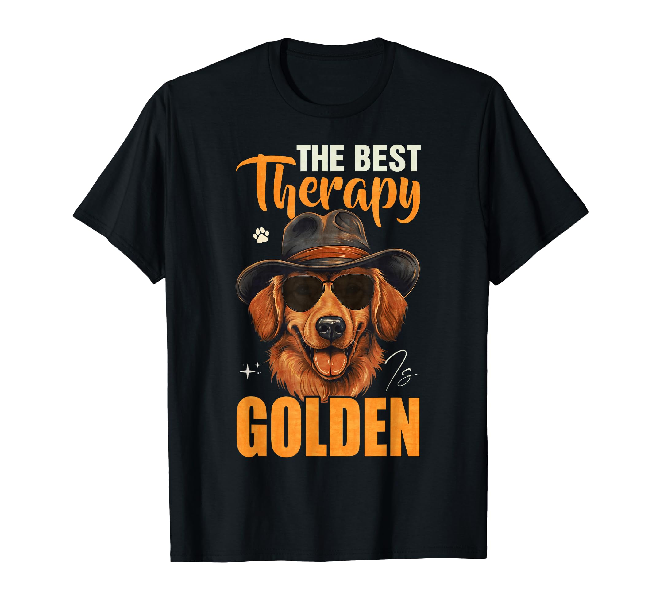 Best Therapy Is Golden Retriever Dog T-Shirt - Streetwear Style Men Women - T-Shirt, Sweatshirt, Hoodie