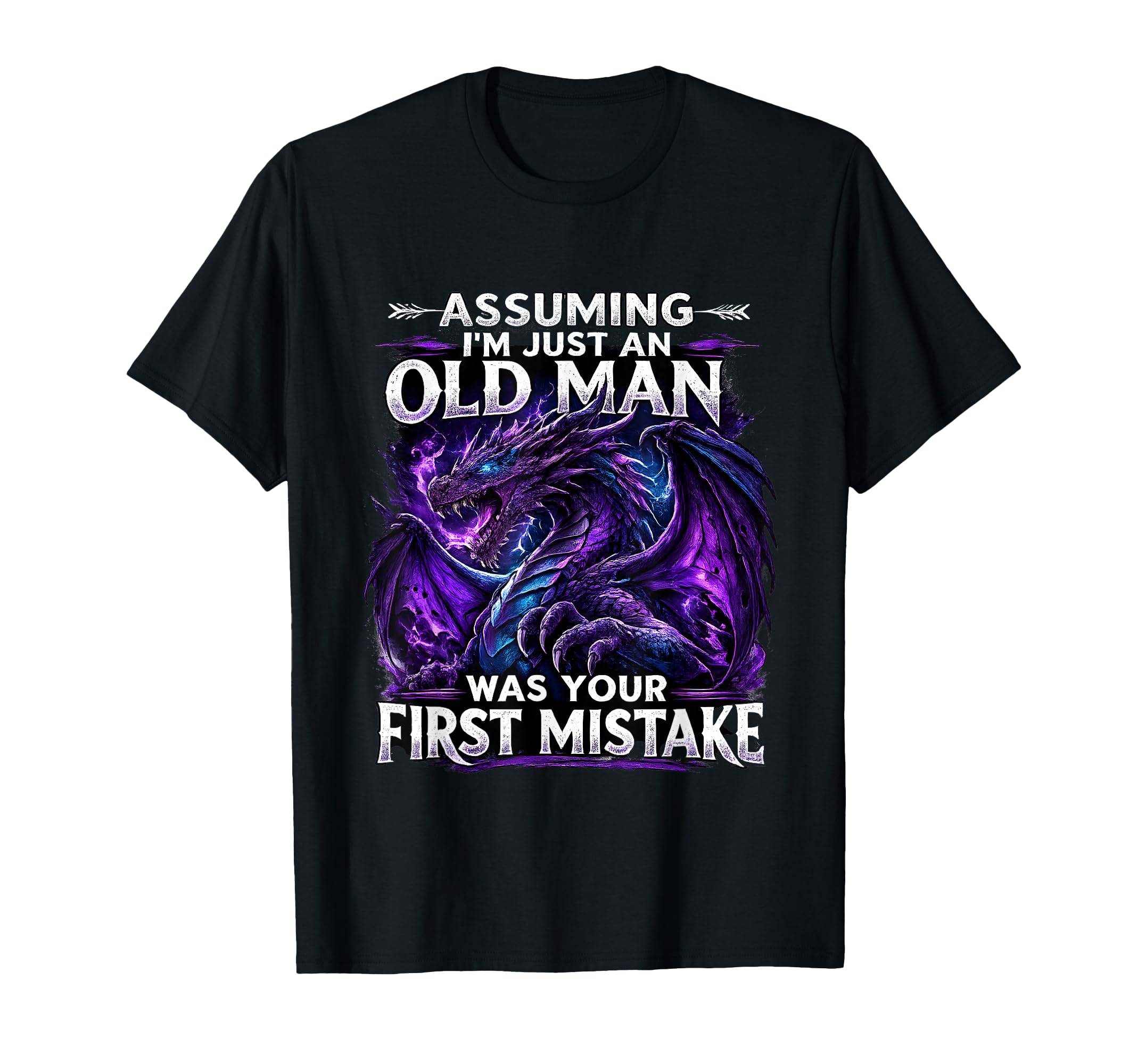 Assuming Im Just Old Fantasy Book Reader T-Shirt - Minimalist Print Unisex - T-Shirt, Sweatshirt, Hoodie