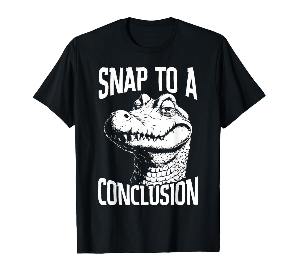 Funny Crocodile Overthinkers And Snappy T-Shirt - Graphic Print Unisex - T-Shirt, Sweatshirt, Hoodie
