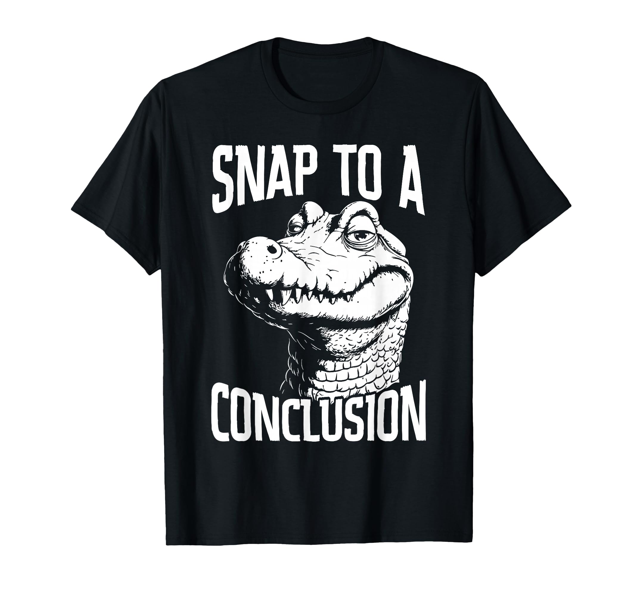 Funny Crocodile Overthinkers And Snappy T-Shirt - Graphic Print Unisex - T-Shirt, Sweatshirt, Hoodie