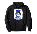 Messy Bun Support Awareness Squad I Hoodie - Graphic Print Men Women - T-Shirt, Sweatshirt, Hoodie
