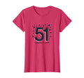 51 Living Plot Twist Birthday Gift Red T-Shirt - Fun Novelty Design Unisex - T-Shirt, Sweatshirt, Hoodie