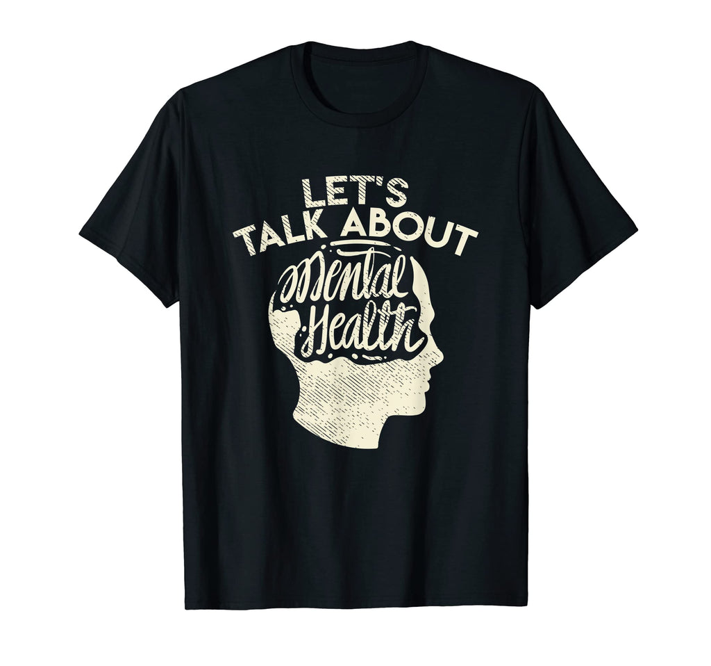 Lets Talk About Mental Health T-Shirt - Minimalist Print Men Women - T-Shirt, Sweatshirt, Hoodie