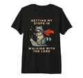 Getting My Steps Walking Lord Raccoon T-Shirt - Aesthetic Graphic Unisex - T-Shirt, Sweatshirt, Hoodie
