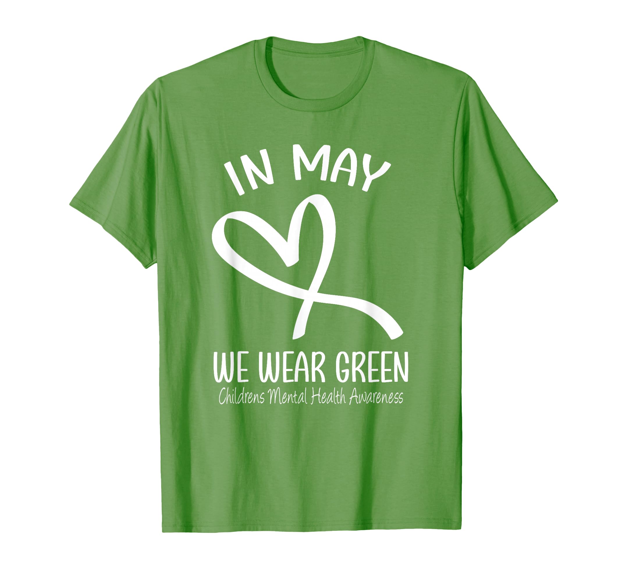 Heart May We Wear Green Childrens T-Shirt - Minimalist Print Men Women - T-Shirt, Sweatshirt, Hoodie