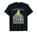 Easily Distracted Books And Dragons T-Shirt - Aesthetic Graphic Men Women - T-Shirt, Sweatshirt, Hoodie