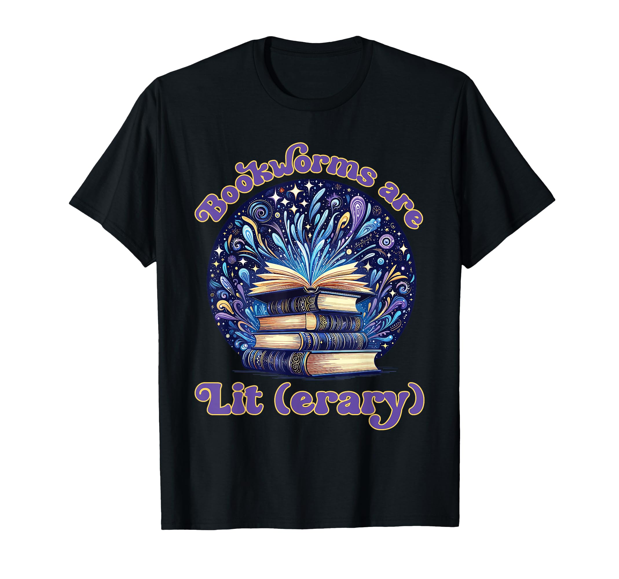 Bookworms Are Literary Book Lovers Unite T-Shirt - Custom Art Print Unisex - T-Shirt, Sweatshirt, Hoodie