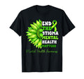 Sunflower End Stigma Mental Health Matter T-Shirt - Graphic Print Unisex - T-Shirt, Sweatshirt, Hoodie