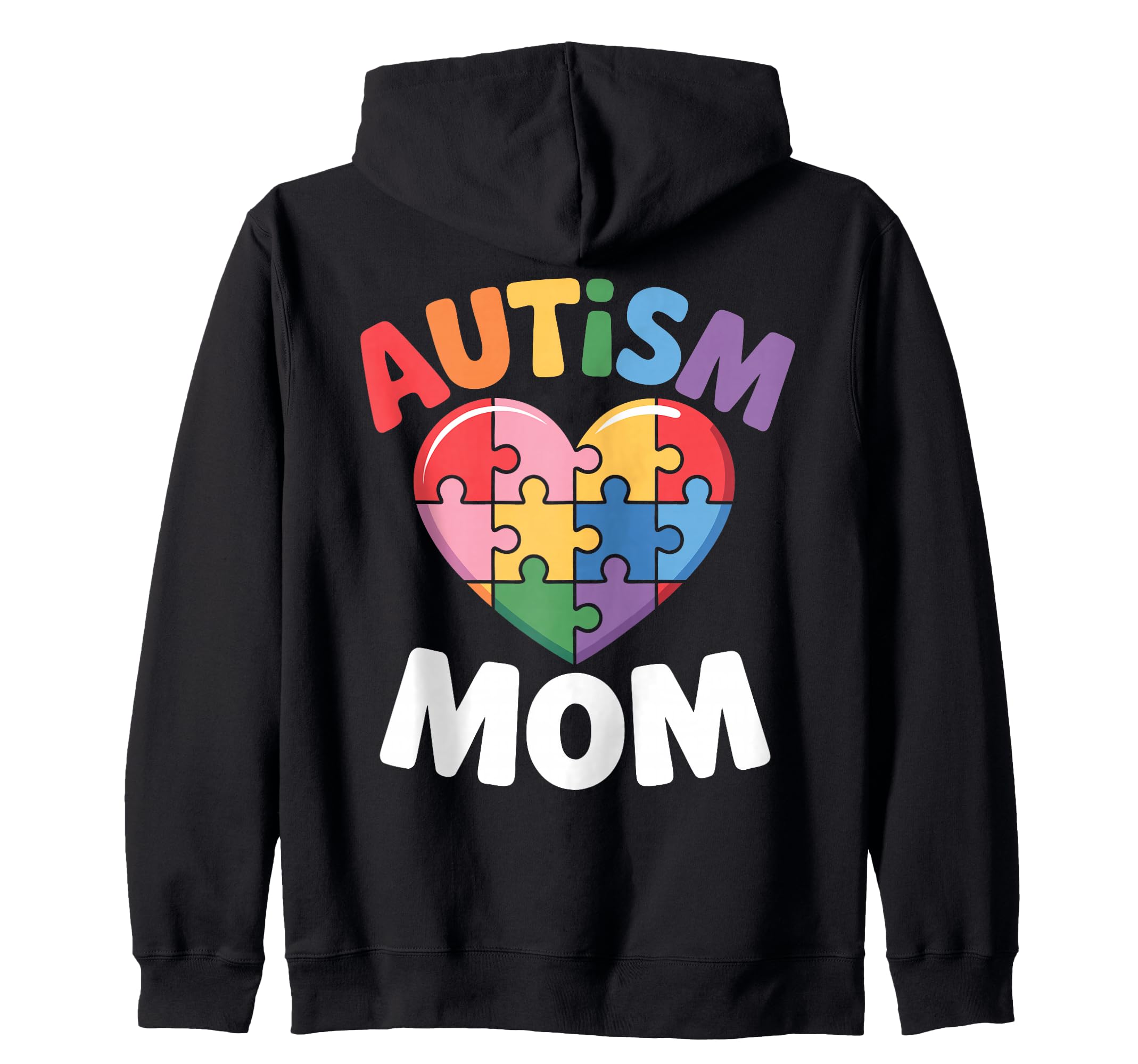 Autism Mom Autism Dad Family Pride Support Hoodie - Streetwear Style Unisex - T-Shirt, Sweatshirt, Hoodie