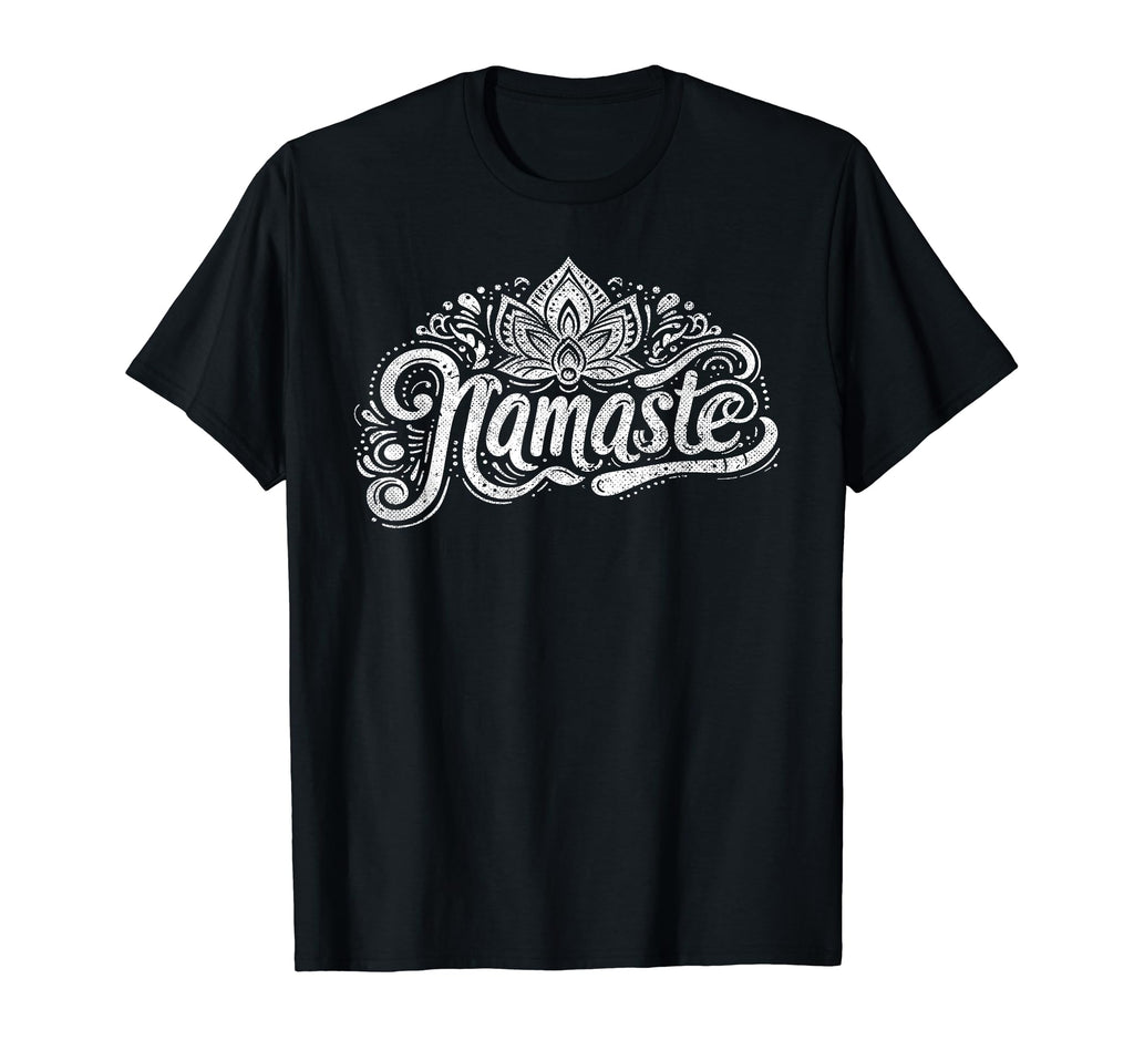Namaste Yoga Meditation Zen Lotus T-Shirt - Trendy Graphic for Adults - T-Shirt, Sweatshirt, Hoodie
