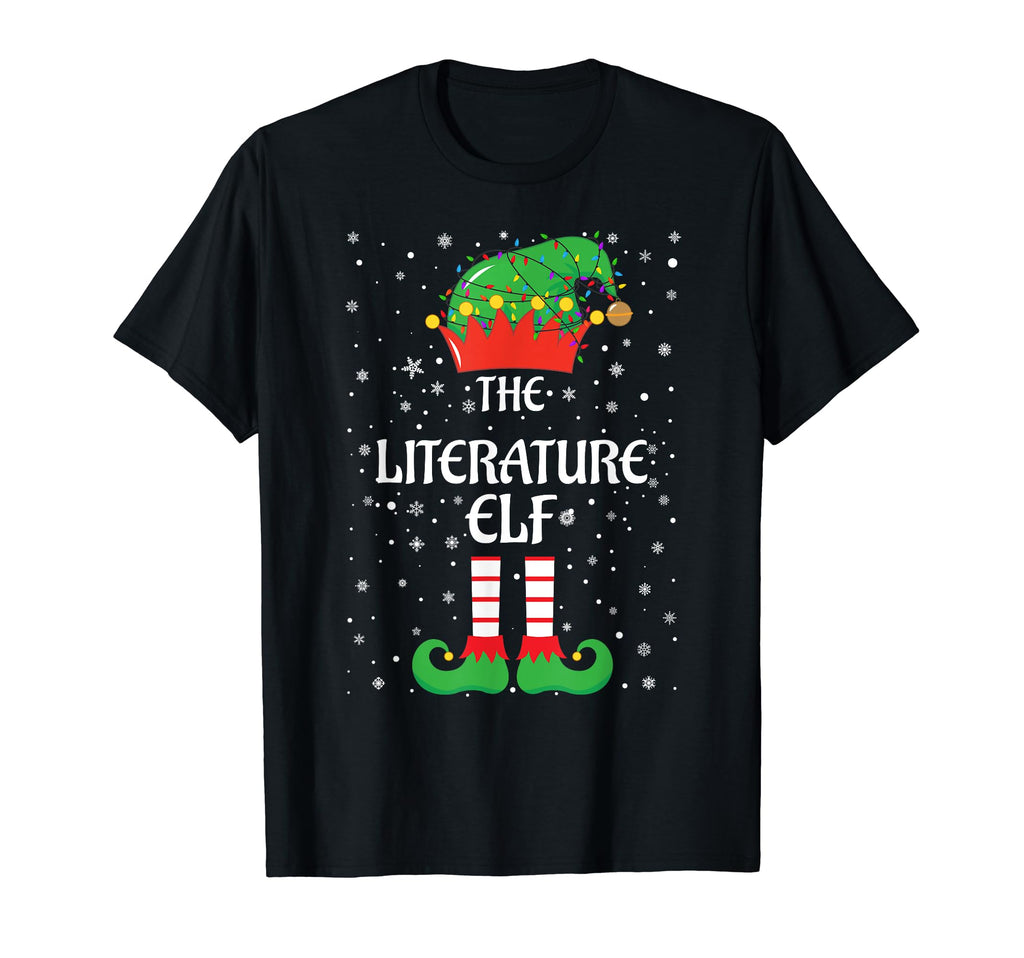 Literature Elf Lights Elf Matching T-Shirt - Fun Novelty Design for Adults - T-Shirt, Sweatshirt, Hoodie