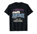 Anime Anxiety Overthinking Weeb Kawaii T-Shirt - Unique Graphic Men Women - T-Shirt, Sweatshirt, Hoodie