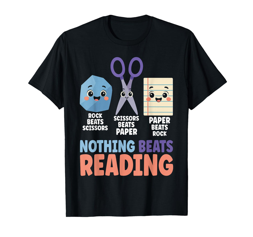 Nothing Beats Book Reading Books Lover T-Shirt - Trendy Graphic Unisex - T-Shirt, Sweatshirt, Hoodie