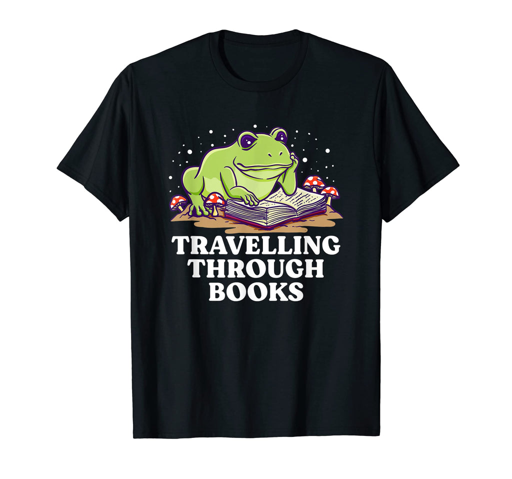 Travelling Through Books Reading T-Shirt - Streetwear Style Men Women - T-Shirt, Sweatshirt, Hoodie