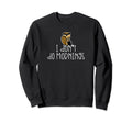Cranky Owl I Dont Do Mornings Sweatshirt - Minimalist Print Unisex - T-Shirt, Sweatshirt, Hoodie