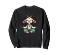 Meditation Goat Yoga Pose Relaxing Sweatshirt - Custom Art Print Unisex - T-Shirt, Sweatshirt, Hoodie
