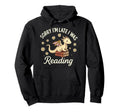 Sorry Im Late I Was Reading Dragon Hoodie - Minimalist Print for Adults - T-Shirt, Sweatshirt, Hoodie