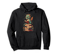 Dragon Reading Book Bookworm Dragons And Hoodie - Trendy Graphic Unisex - T-Shirt, Sweatshirt, Hoodie