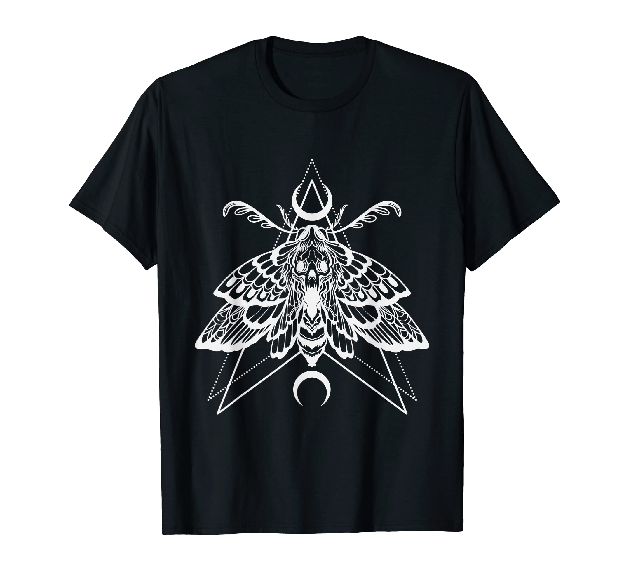 Beautiful Moth Goth Horror Antisocial T-Shirt - Unique Graphic for Adults - T-Shirt, Sweatshirt, Hoodie