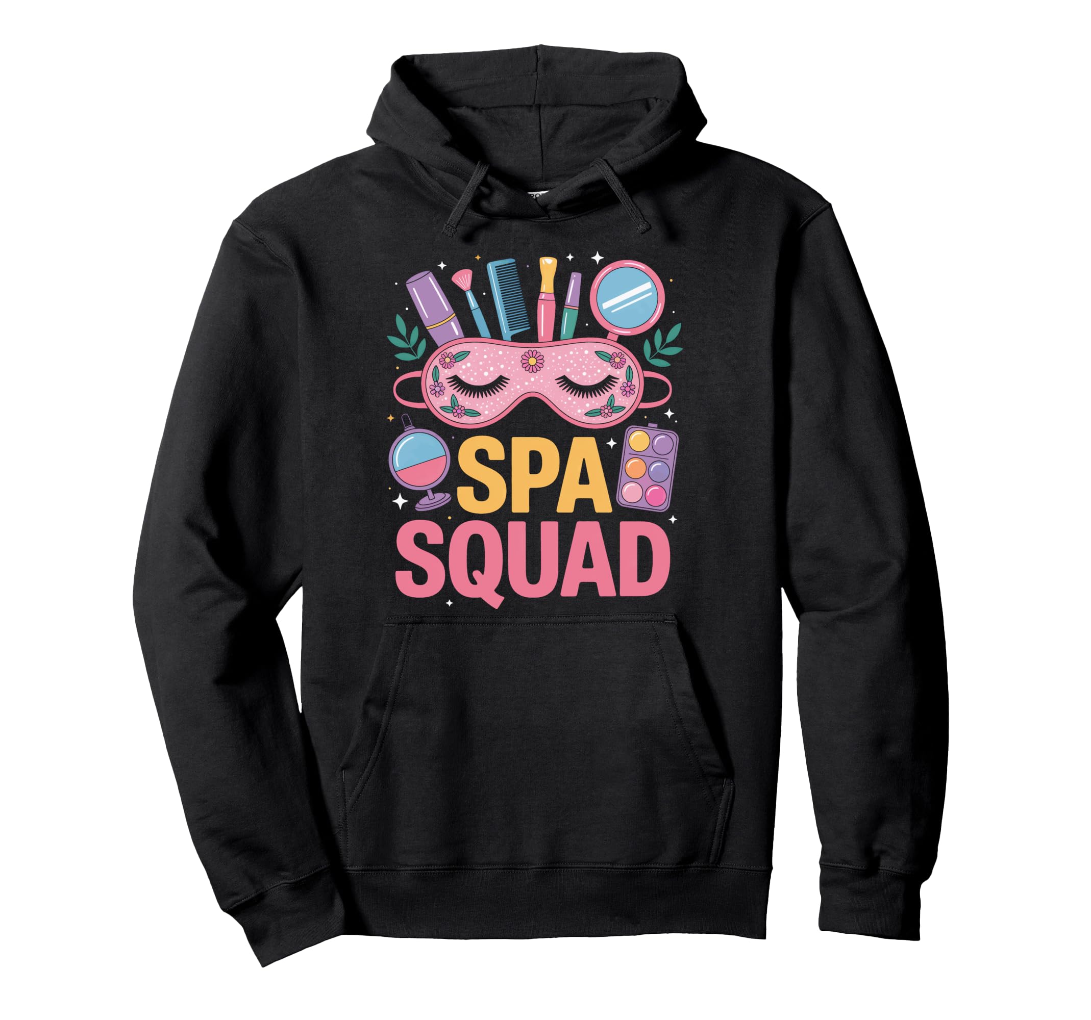 Spa Squad Self Care Weekend Crew Hoodie - Casual Everyday Wear Men Women - T-Shirt, Sweatshirt, Hoodie