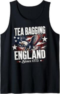 Tea Bagging England Since 1773 Retro Eagle 4th of July Tees Tank Top Unisex T-shirt, Sweatshirt, Hoodie, Long Sleeve Tee - T-Shirt, Sweatshirt, Hoodie