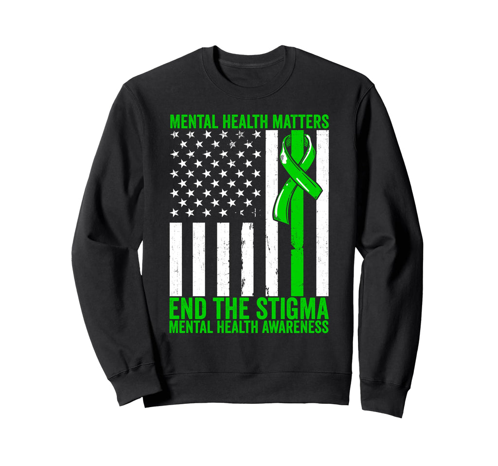 Mental Health Matter Mental Health Sweatshirt - Unique Graphic Unisex - T-Shirt, Sweatshirt, Hoodie