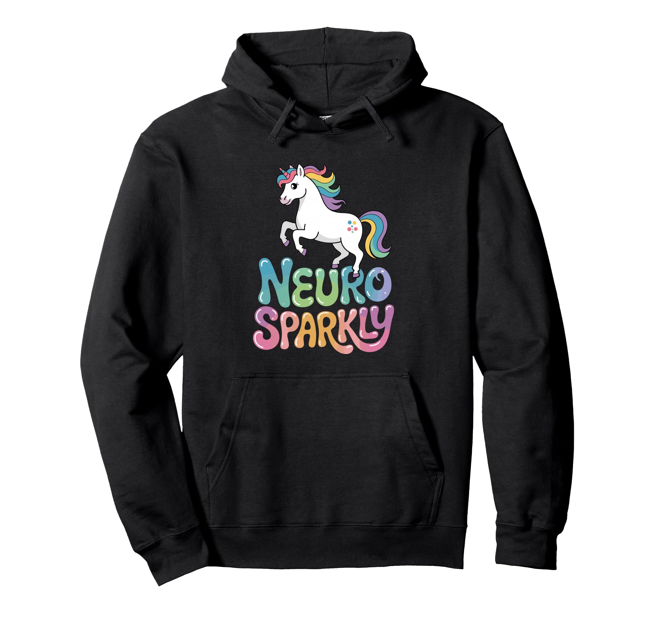 Neuro Sparkly Funny Neurodiverse Hoodie - Casual Everyday Wear Men Women - T-Shirt, Sweatshirt, Hoodie