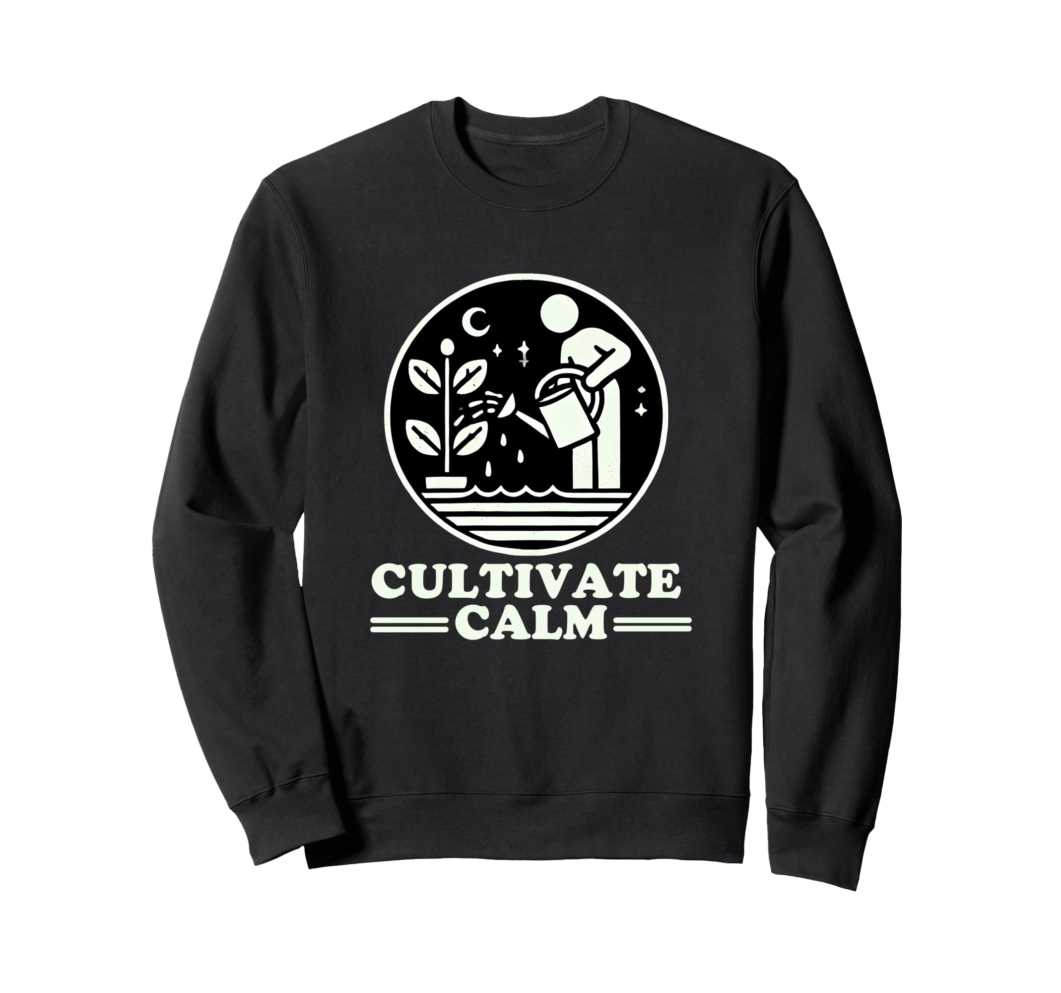 Cultivate Calm Meditation Sweatshirt - Aesthetic Graphic for Adults - T-Shirt, Sweatshirt, Hoodie