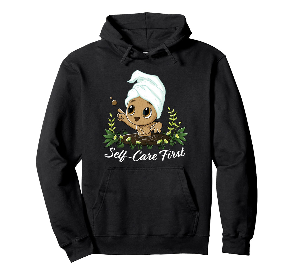 Marvel Super Heroes Groot Self Care Hoodie - Streetwear Style for Adults - T-Shirt, Sweatshirt, Hoodie
